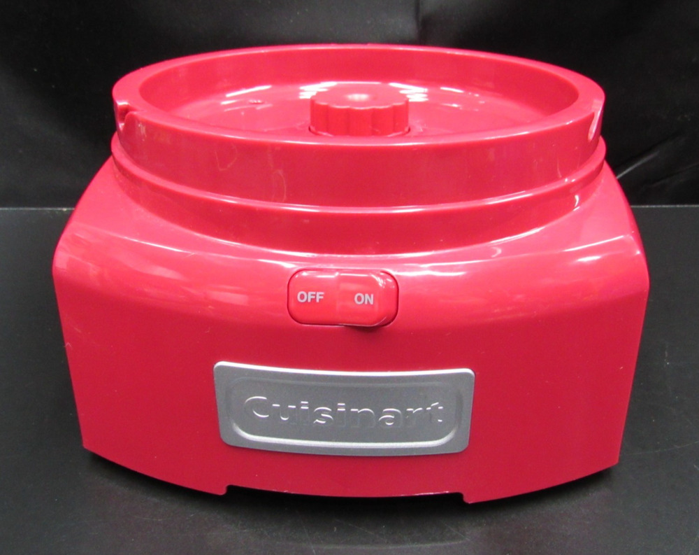 Cuisinart Ice Cream Maker ICE-21 Red Motor Base Replacement Part Tested